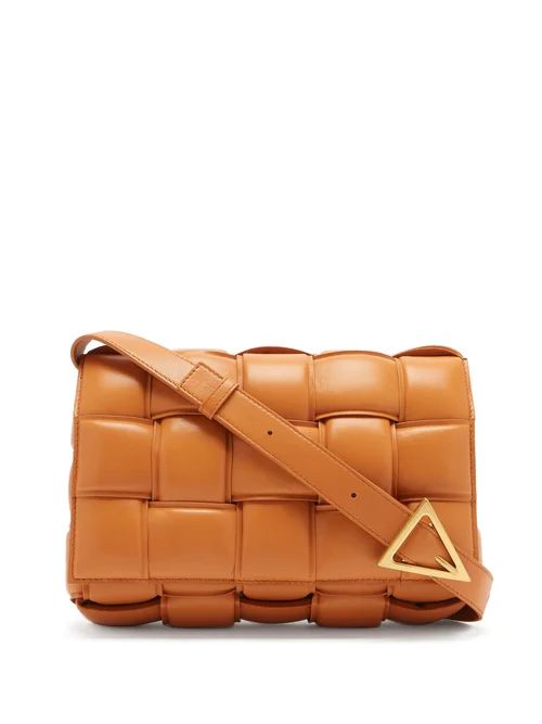 Bottega Veneta - Cassette Small Intrecciato-leather Cross-body Bag - Womens - Tan | Matches (US)