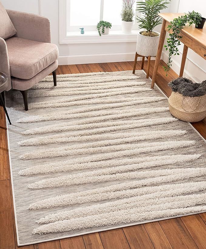 Well Woven Bergen Beige Area Rug Furniture deals ltkholiday gift idea sale affordable giftguide | Amazon (US)