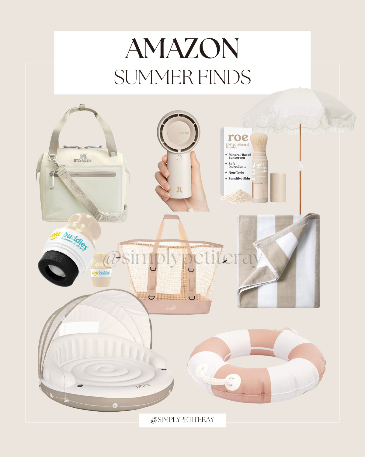 Amazon summer finds to enjoy the season in style! From sunscreen to pool floats, discover your new favorites. 

Amazon summer finds, stylish summer essentials Amazon finds, sunscreen and sun protection must-haves, pool floats and fun outdoor favorites, seasonal picks for sunny day living, lightweight and practical warm-weather essentials, affordable summer lifestyle upgrades, everything you need for a fun summer season

#AmazonSummer #SummerFinds #SummerEssentials #AmazonFinds #PoolDayVibes #SunCareEssentials #LTKFinds #SeasonalFavorites 
 

 #LTKSwim #LTKTravel