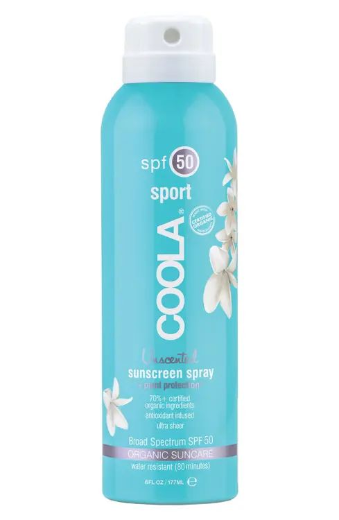 COOLA® Suncare Unscented Sport Sunscreen Spray SPF 50 | Nordstrom