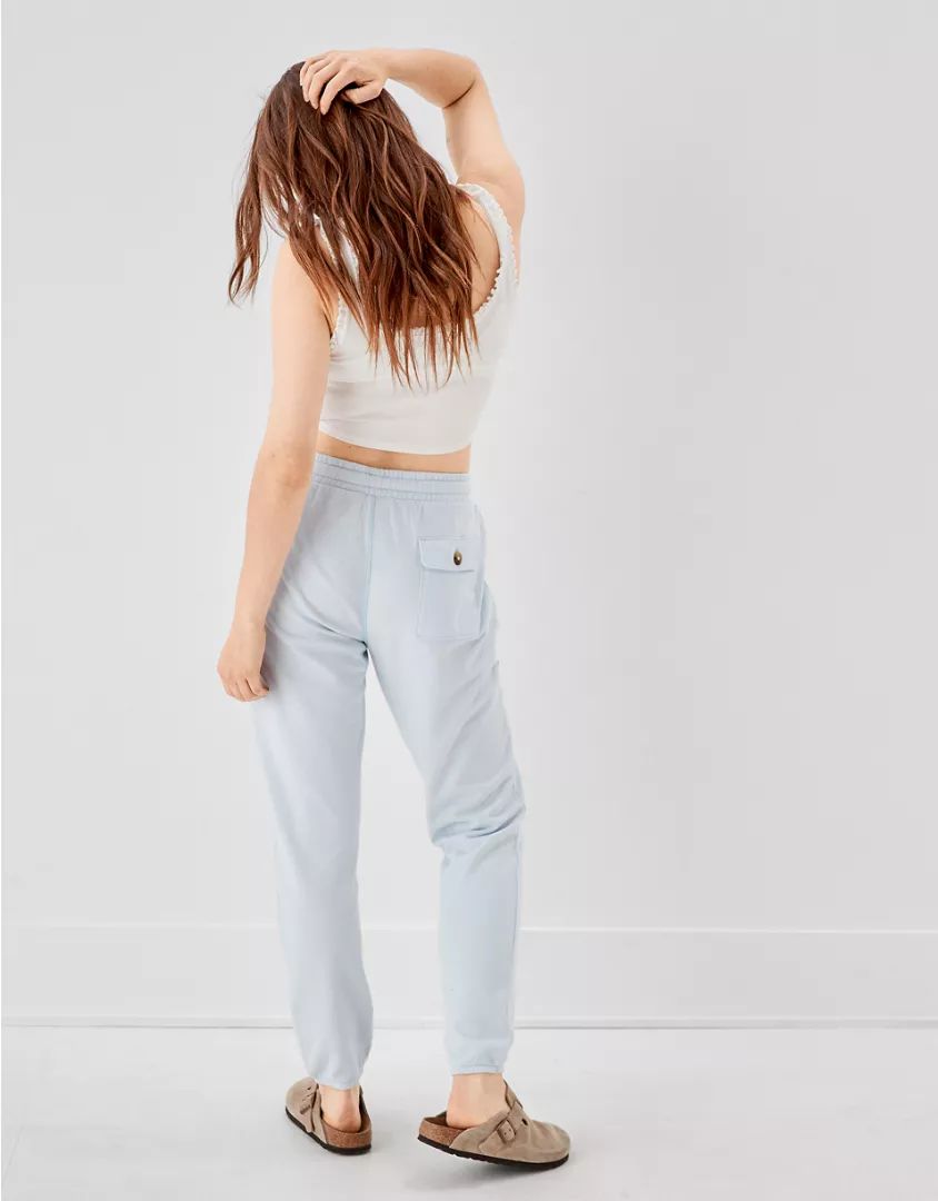 AE Low-Rise Fleece Boyfriend Jogger | American Eagle Outfitters (US & CA)