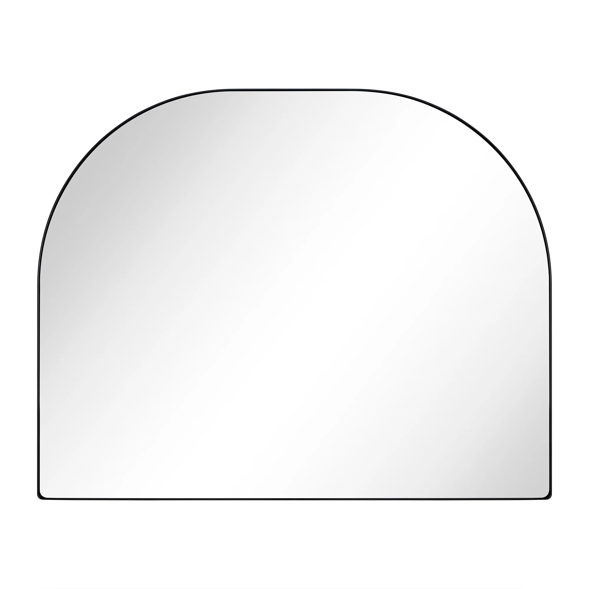 Dezerae Metal Arched Mirror for Mantel, Bathroom | Wayfair North America