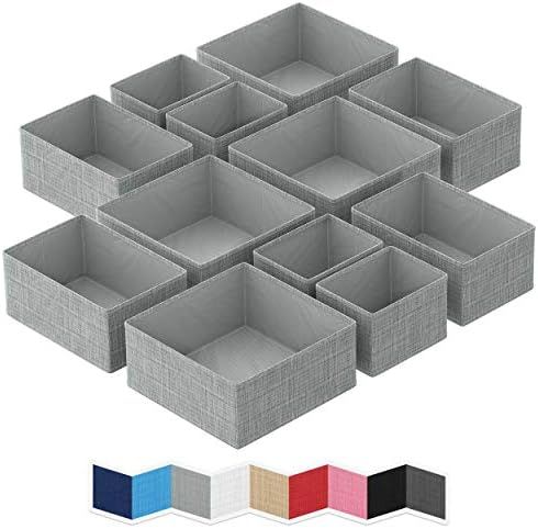 Amazon.com: NEATERIZE Drawer Organizer - [Set Of 12] - Closet Organizer and Storage Baskets| Fold... | Amazon (US)