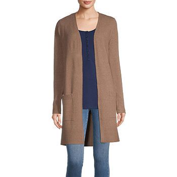 a.n.a Womens Long Sleeve Cardigan | JCPenney