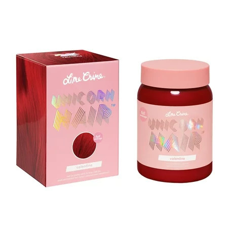 Lime Crime Unicorn Hair Semi-Permanent Hair Color Vegan Full Coverage Valentine 6.76 fl oz | Walmart (US)