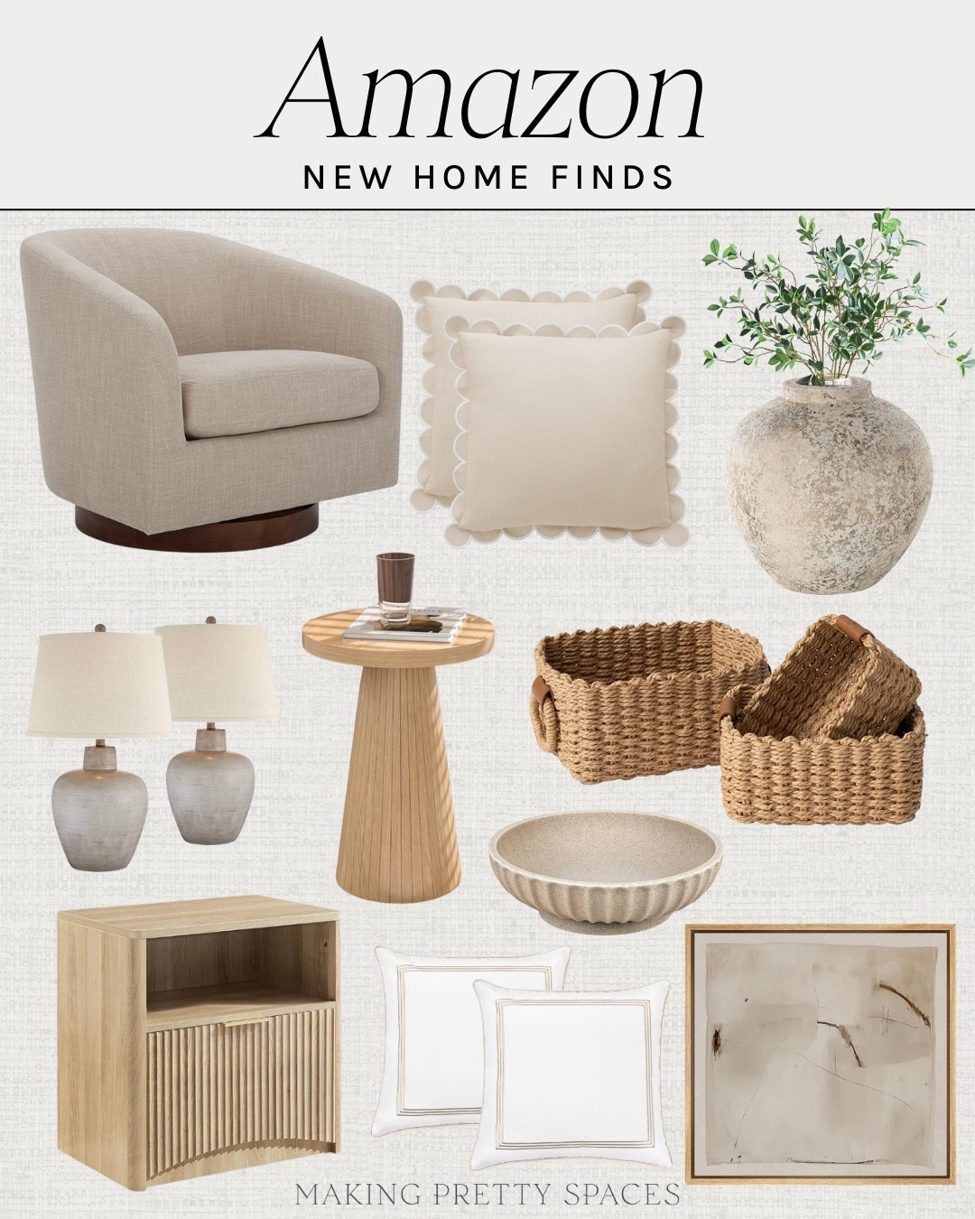 Amazon new home finds!  Amazon home, home furnishings, Decorative Bowls / Textured Vases / Marble Decorative Boxes / Marble Accents / Neutral Summer / Organic Modern Decor / Marble Decorative Boxes / Linen Accents / Woven Blanket Baskets / Scalloped Decor / Neutral Home Furniture / Living Room Furniture / Entryway Furniture / Bedroom Furniture  / Neutral Accent Chairs / Fluted Furniture / Decorative Accents / Neutral Home Decor

#LTKStyleTip #LTKFindsUnder50 #LTKHome