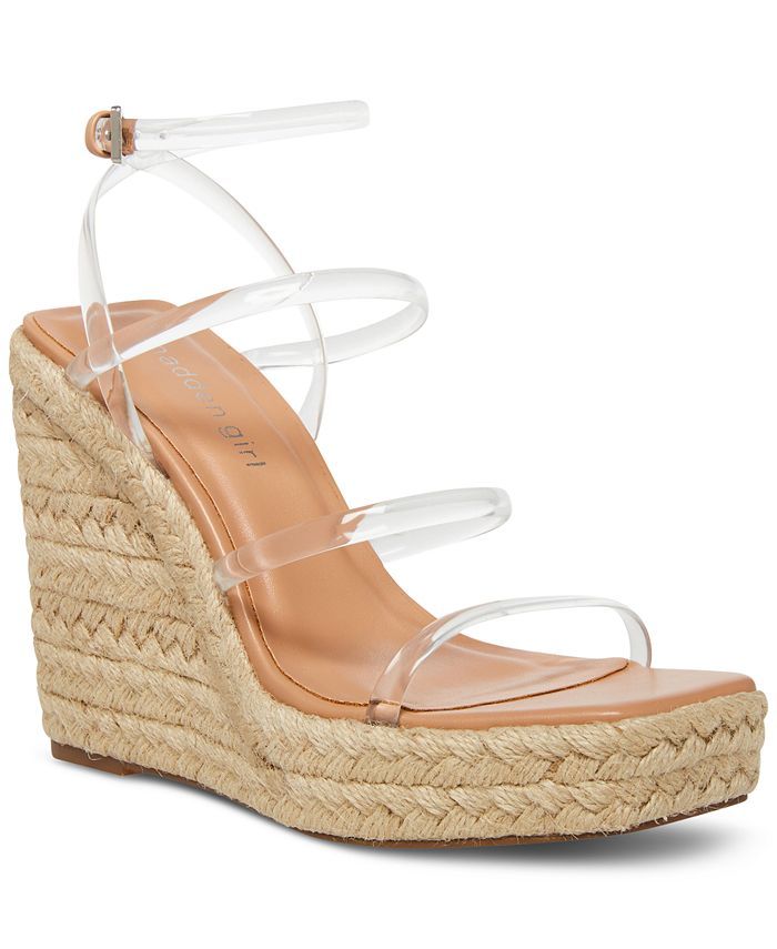 Madden Girl Hillarie Strappy Espadrille Wedge Sandals & Reviews - Sandals - Shoes - Macy's | Macys (US)