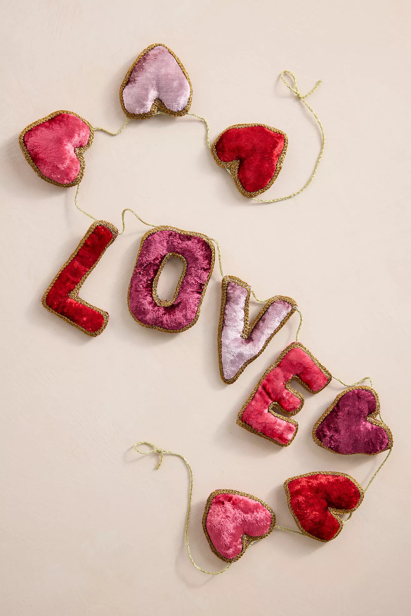 Love Velvet Garland | Anthropologie (US)