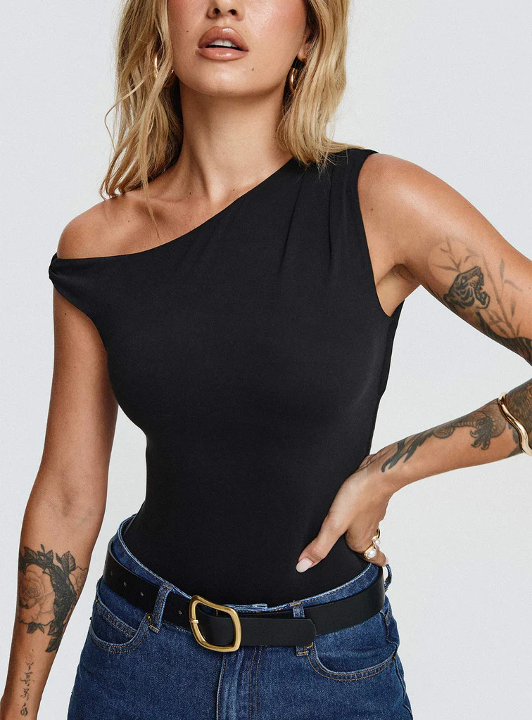 Miyako Bodysuit Black | Princess Polly US