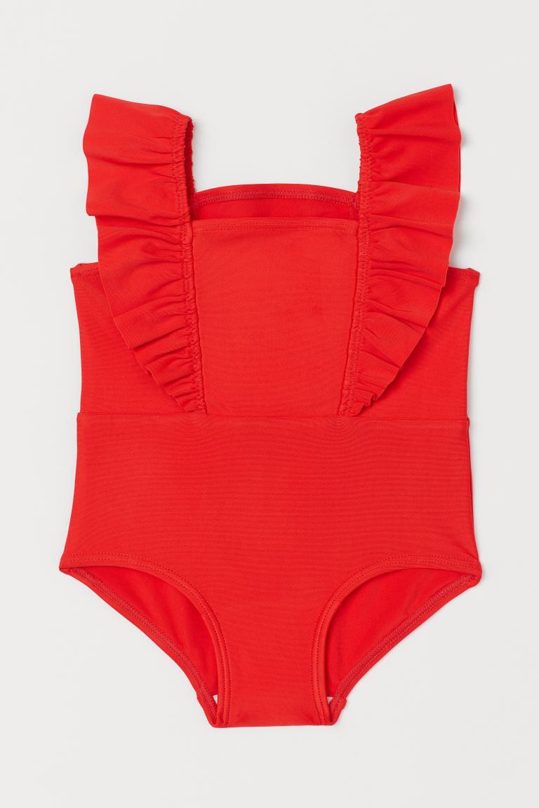 Flounce-trimmed Swimsuit | H&M (US + CA)
