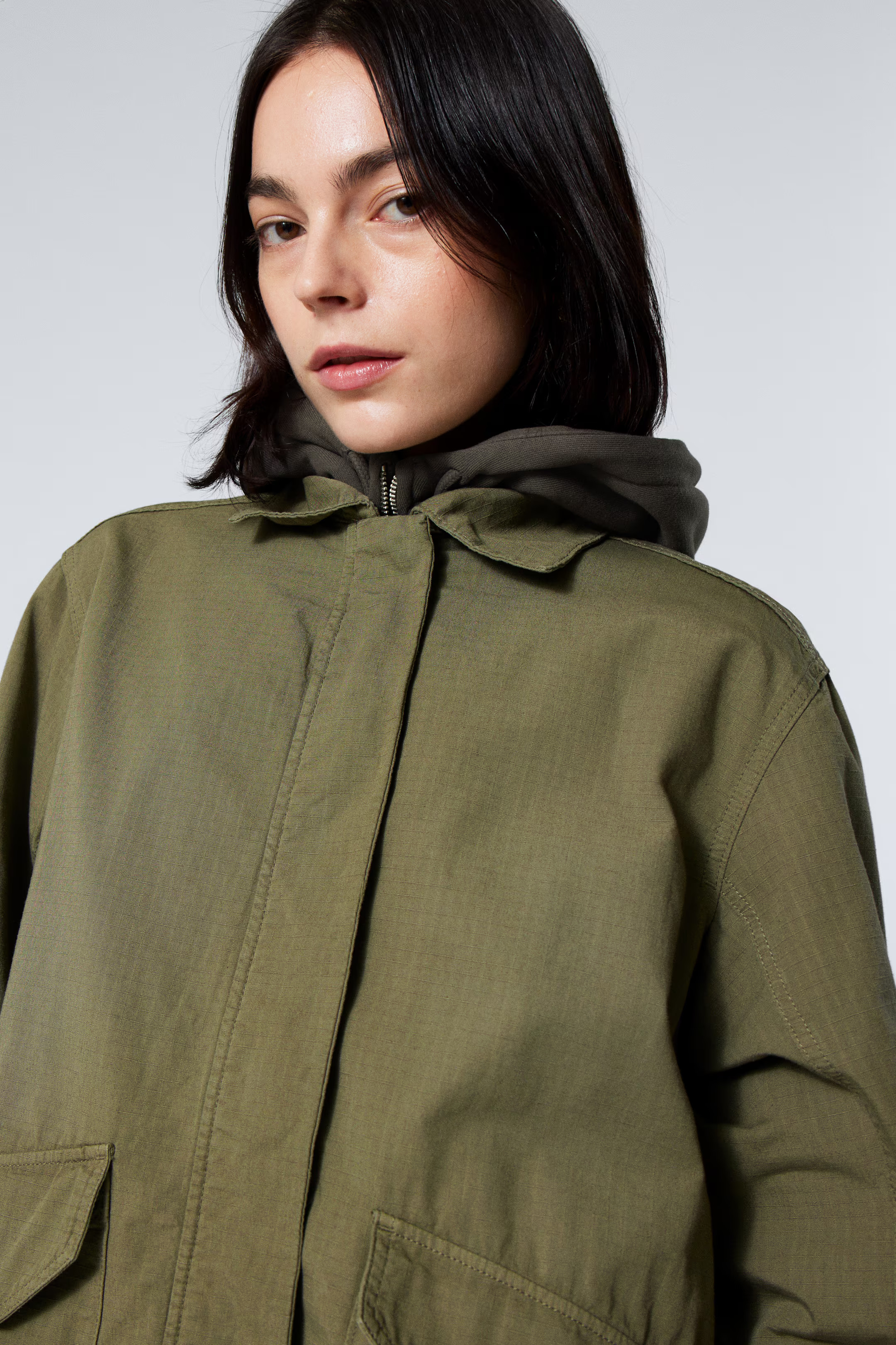 Chaqueta de tejido impermeable efecto lavado | H&M (FR, IT, ES, PT, BE)