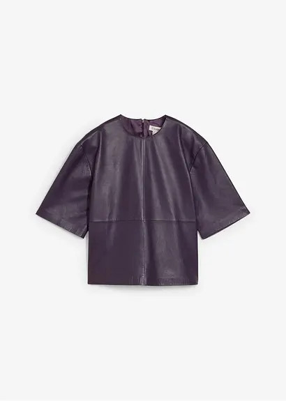 Leder-Tunika aus Lammnappa | Bonprix DE