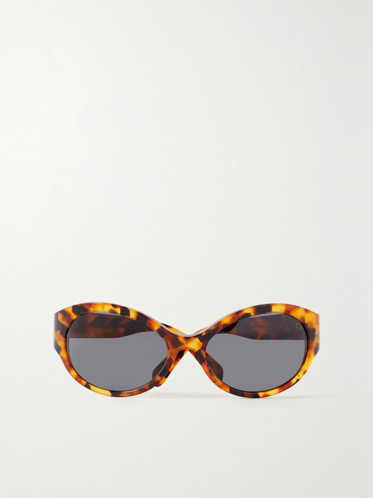 CELINE Eyewear - Triomphe Oversized Round-frame Acetate Sunglasses - Brown | NET-A-PORTER (US)