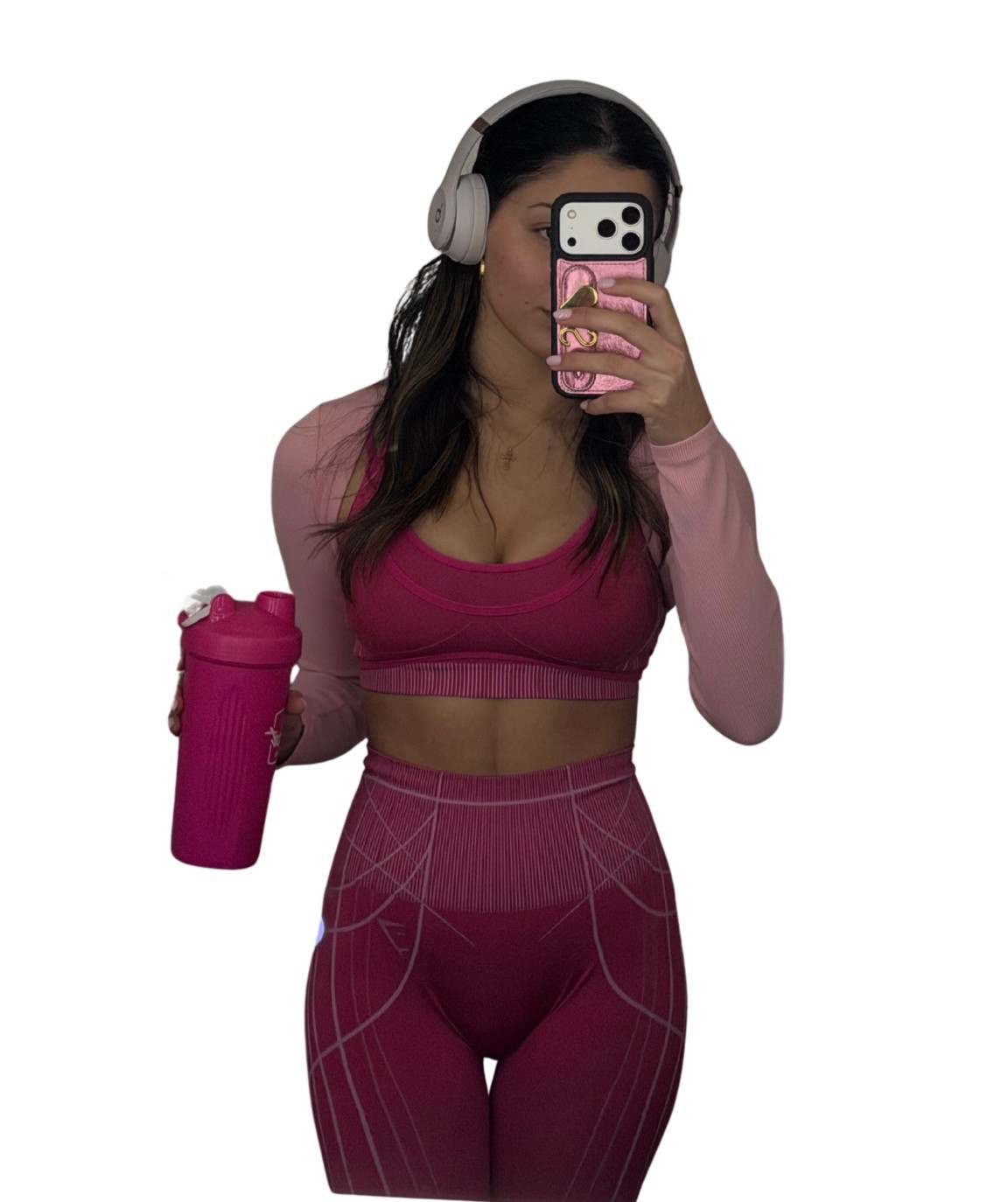 Pink gym or pilates fit 💗 wearing a size xs

#LTKActive #LTKfitnessgoals #LTKgrwm