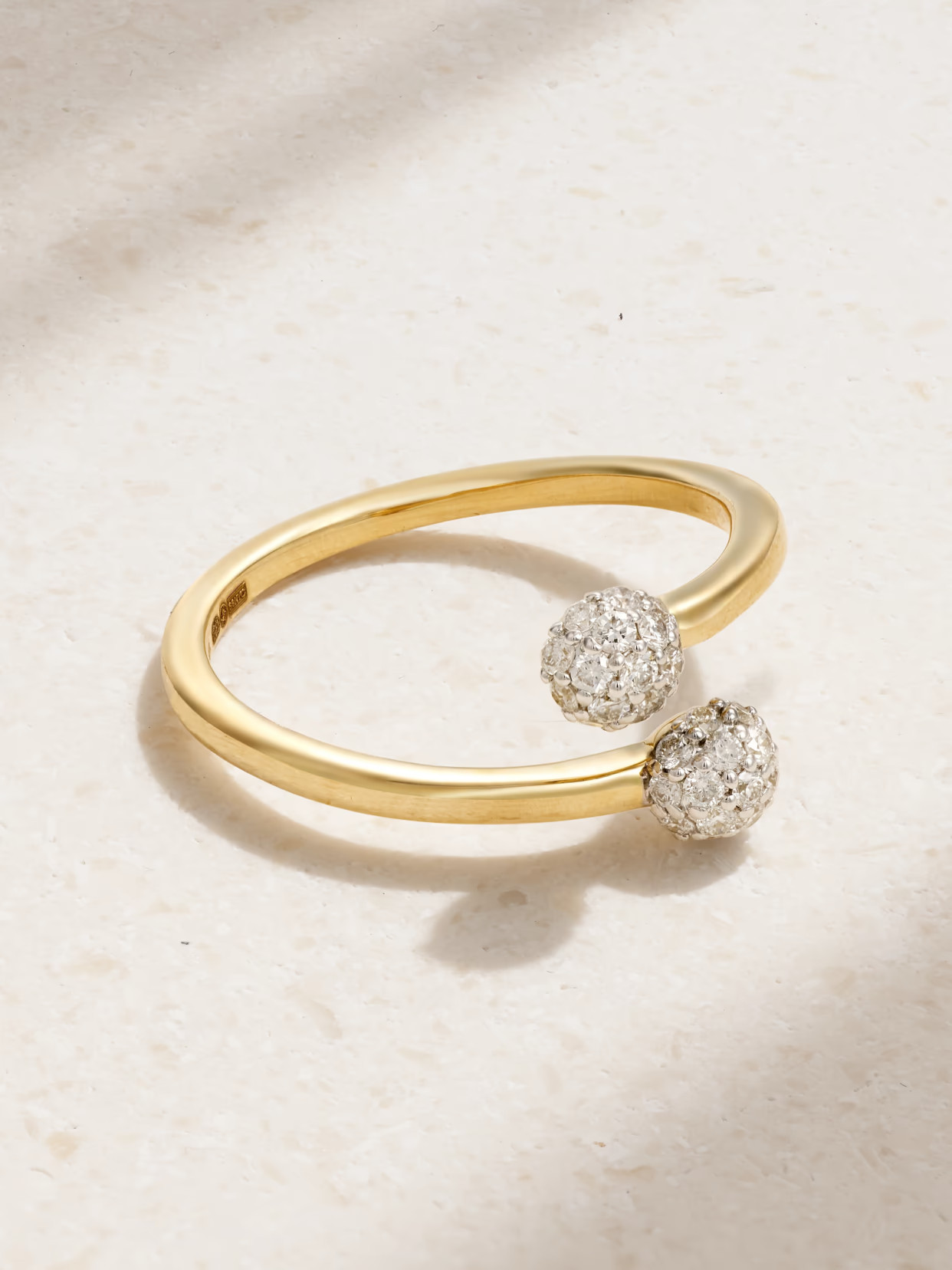 STONE AND STRAND - 10-karat Gold Diamond Ring - 6 | NET-A-PORTER (US)