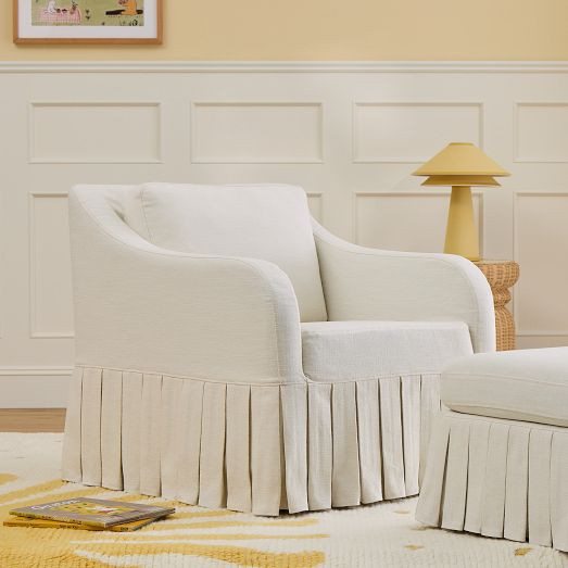 Robin Pleated Skirt Glider | West Elm (US)