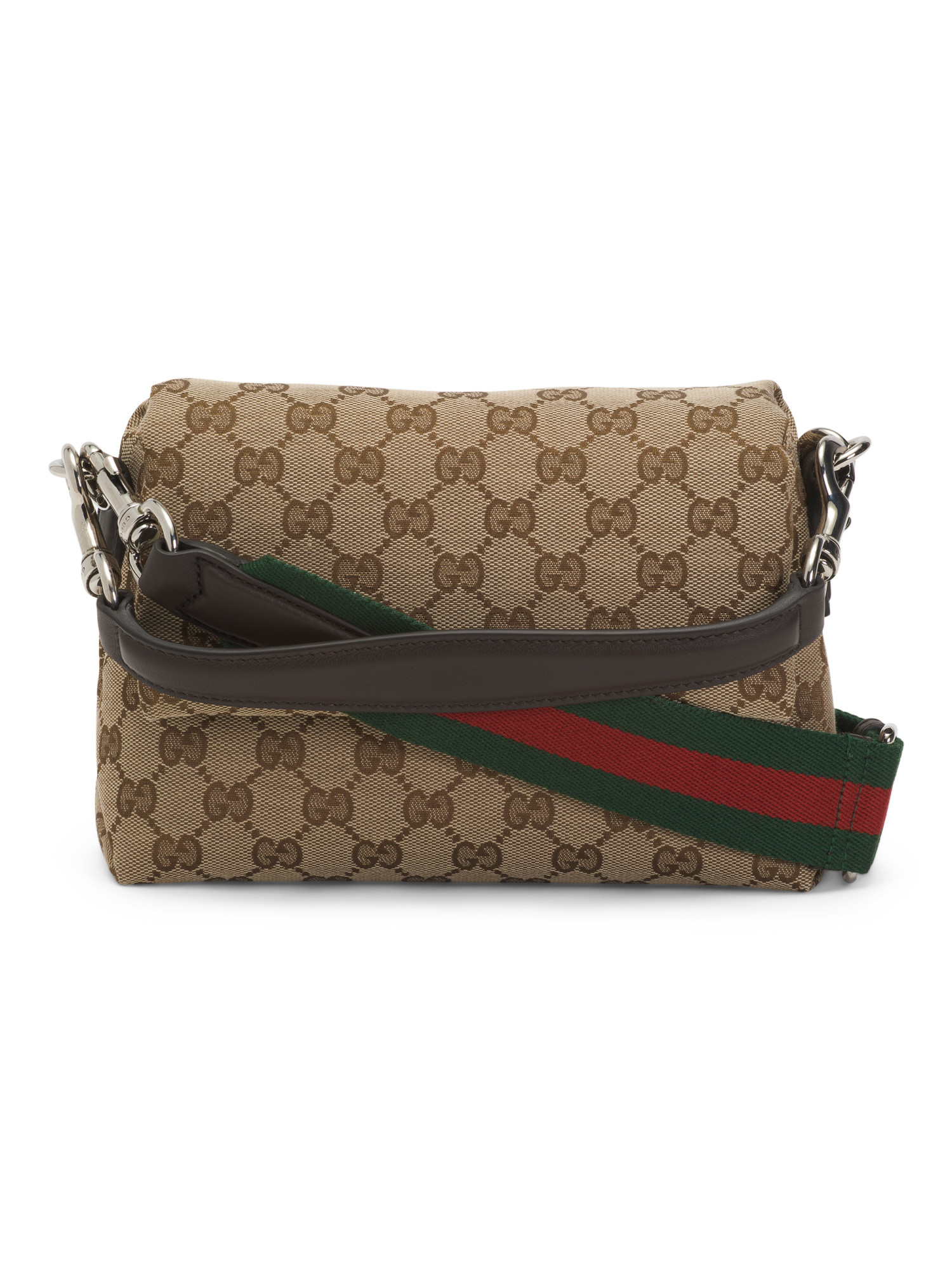 Made In Italy Supreme Canvas And Leather G G Small Crossbody Bag | TJ Maxx