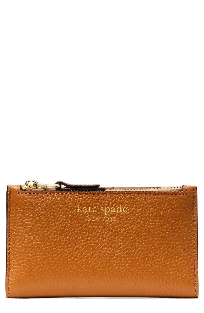 Kate Spade New York small roulette slim bifold wallet | Nordstrom | Nordstrom