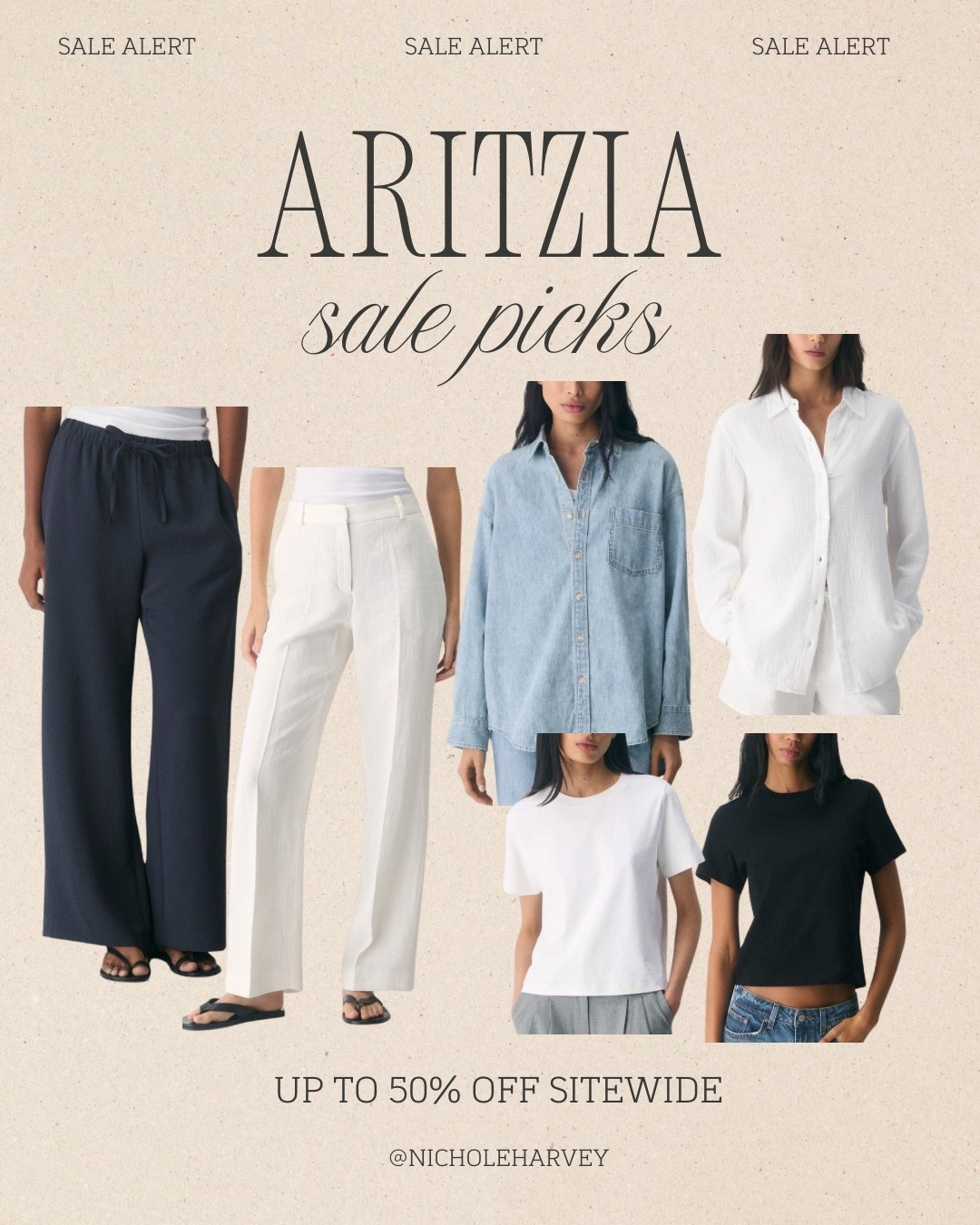 Aritzia sale picks-up to 50% off sitewide! Some of my fave pants, tshirts and shirts are part of the sale! All of these are so chic and can be worn for so many occasions. Linked⬆️

#Itkcreator #Itkfinds #Itkwatchnow #aritzia #aritziasale
#summer #summerfashion #summeroutfits

#LTKgrwm #LTKootd #LTKSaleAlert