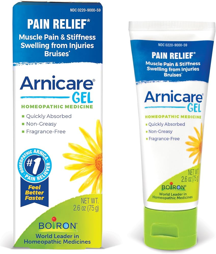 Boiron Arnicare Gel for Relief of Joint Pain, Muscle Pain, Muscle Soreness, and Swelling from Bru... | Amazon (US)