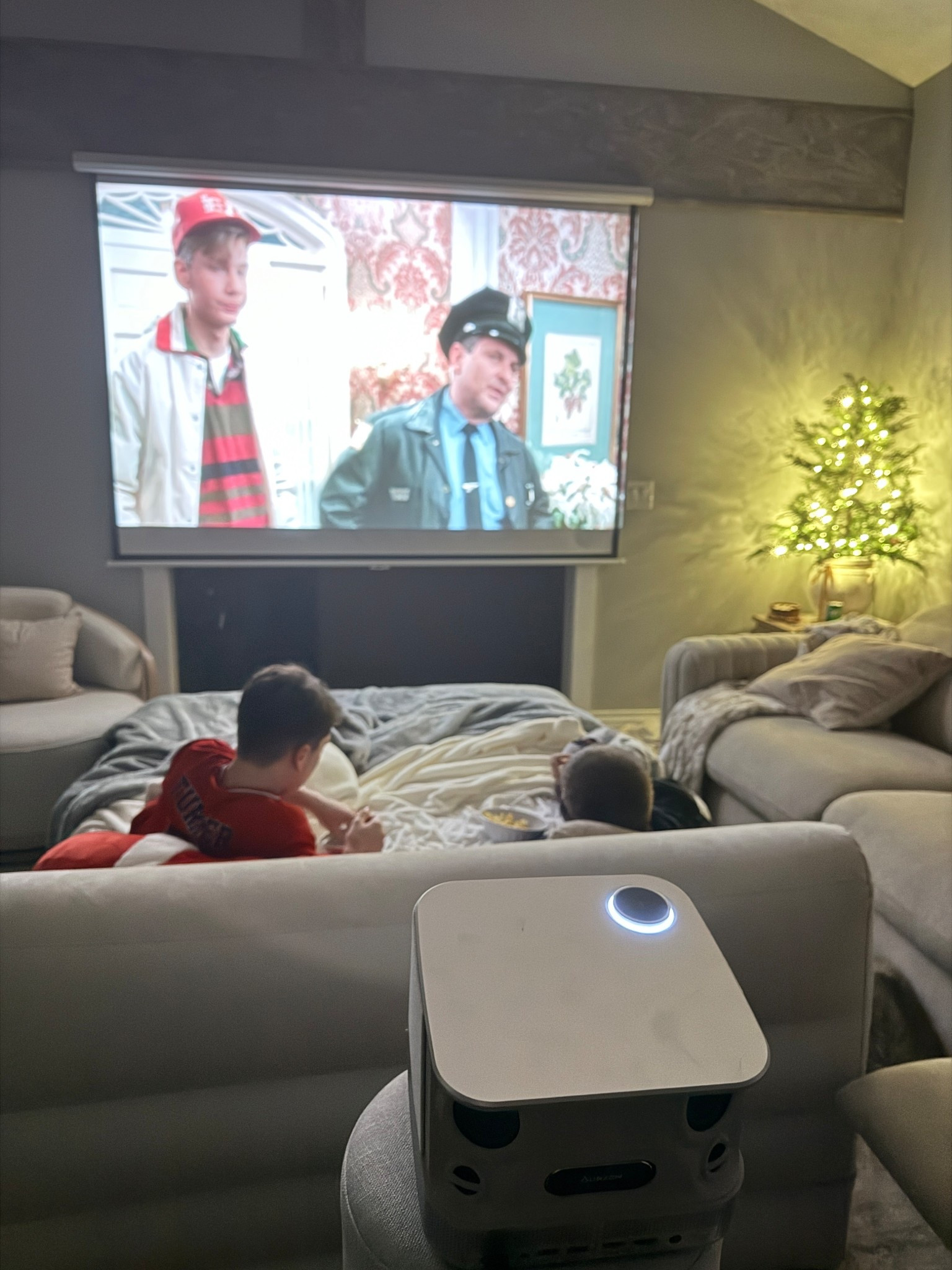 Love this projector.. has a built in sound system! 

#LTKHome #LTKHoliday #LTKGiftGuide
