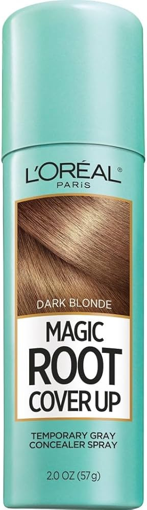L'Oreal Paris Magic Root Cover Up Gray Concealer Spray Dark Blonde 2 oz.(Packaging May Vary) | Amazon (US)