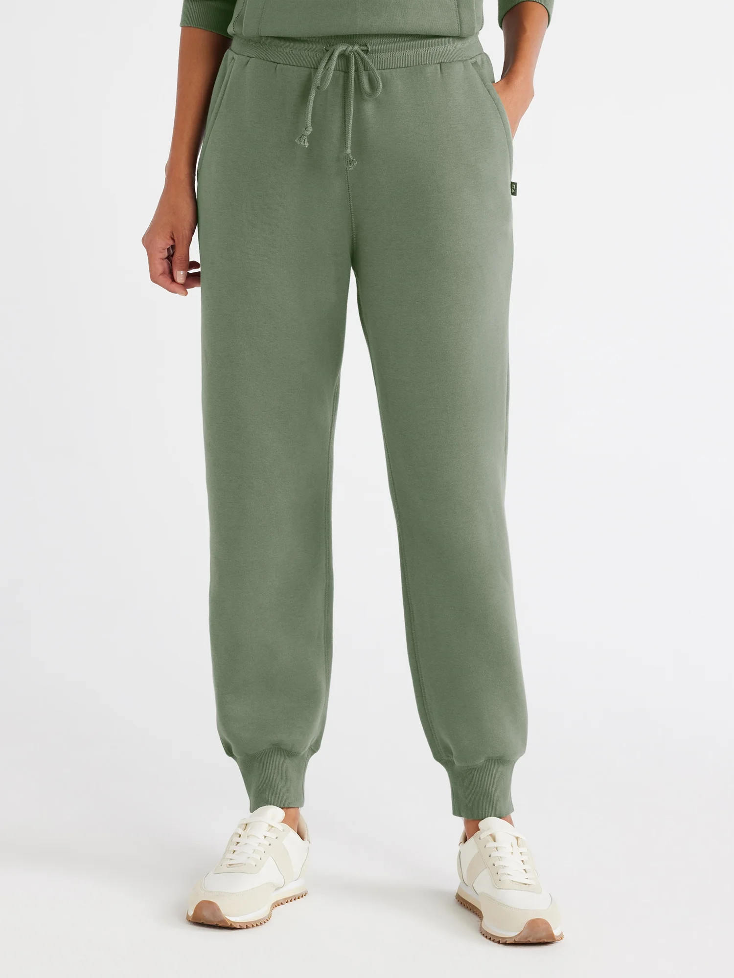 Free Assembly Women's Rib Cuff Sweatpants, 28” Inseam, Sizes XS-XXXL | Walmart (US)