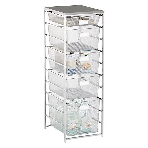 Elfa Cabinet-Sized Mesh Pantry Storage | The Container Store