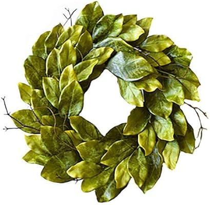 Mills Floral Southern Magnolia Wreath 24", Green | Amazon (US)