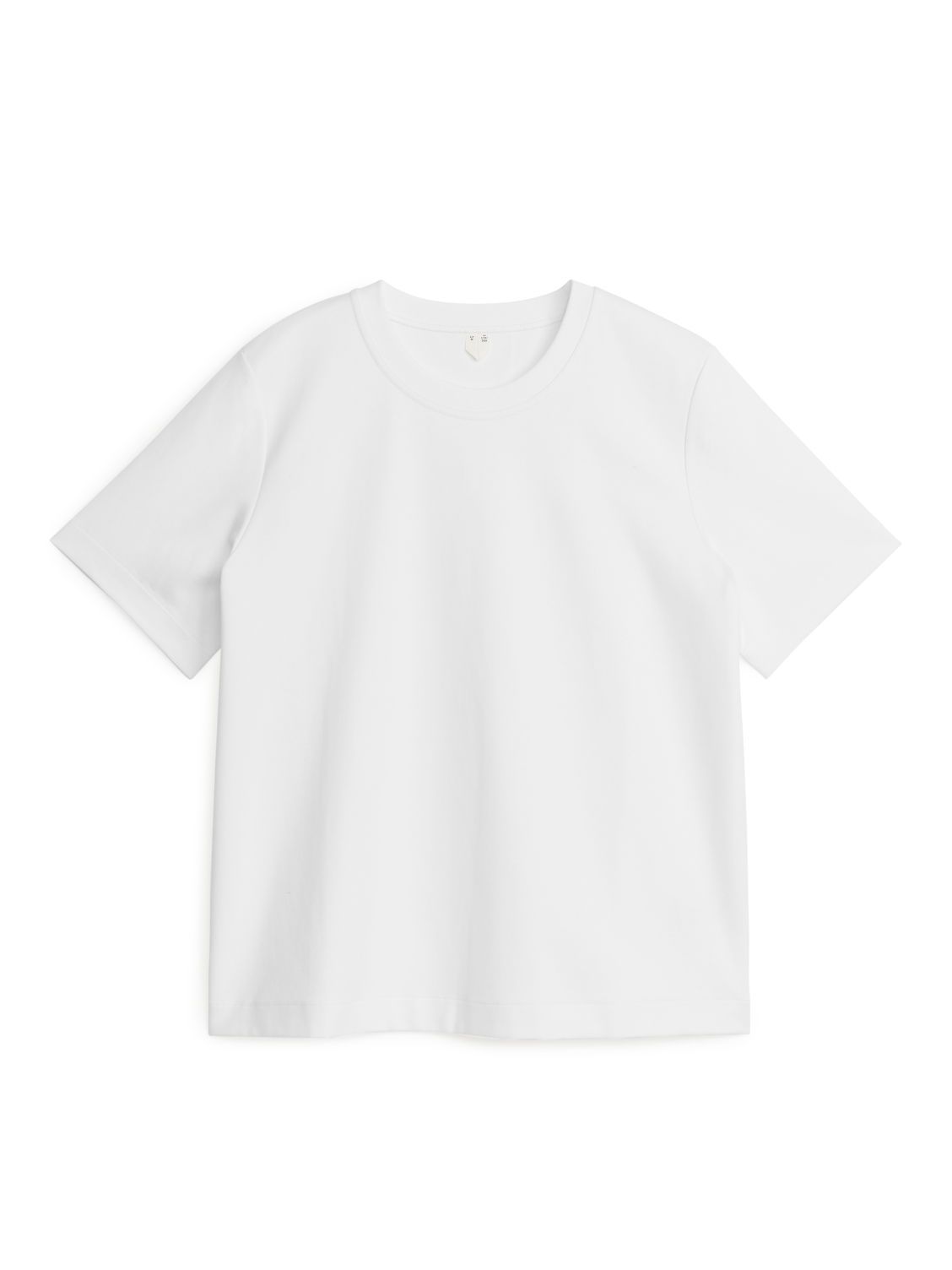 Crew-Neck T-shirt - White - ARKET GB | ARKET (US&UK)