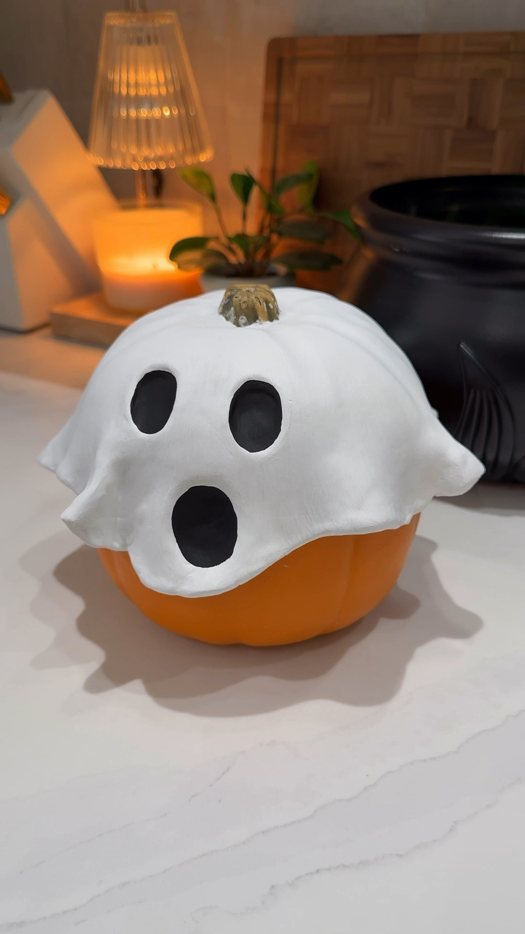 DIY Ghost Pumpkinn