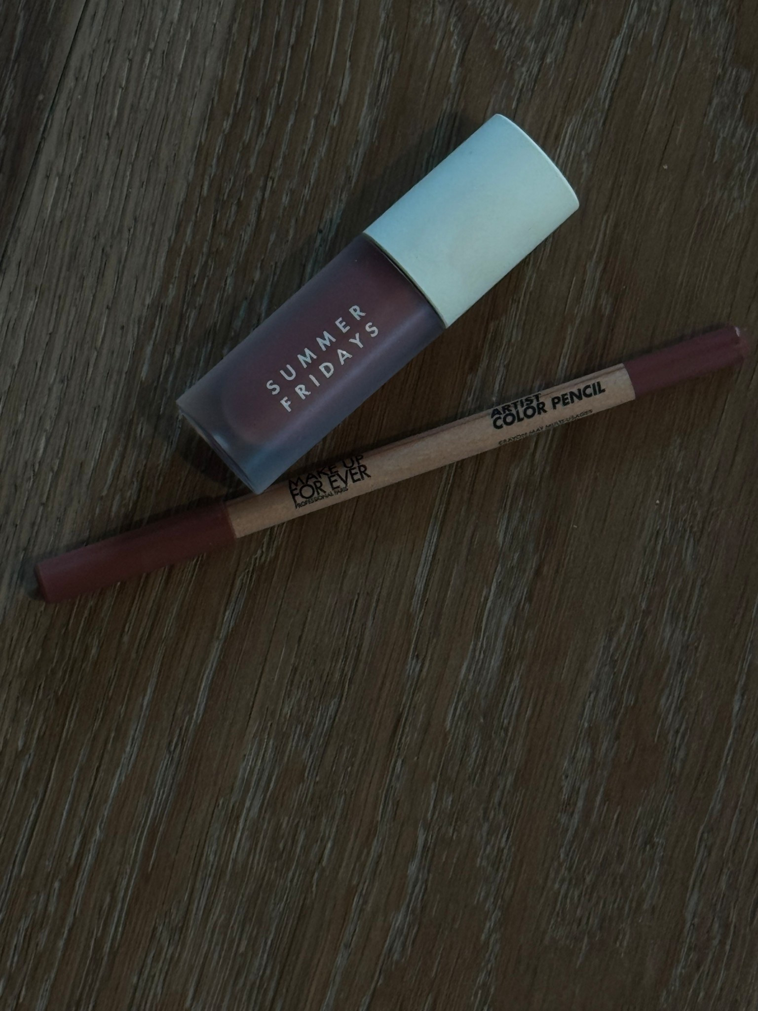 This duo

Liner: wherever walnut 
Gloss: Soft Mauve