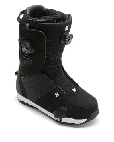 DC Shoes Men's Judge Step On Snowboard Boots - Micro-Adjustable BOA Snowboarding Boot with Insulated Liner & Molded Insole - Black/White, 10 | Amazon (US)
