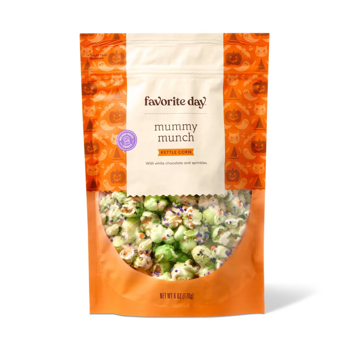 Halloween Green Kettle Corn With Sprinkles - 6oz - Favorite Day™ | Target