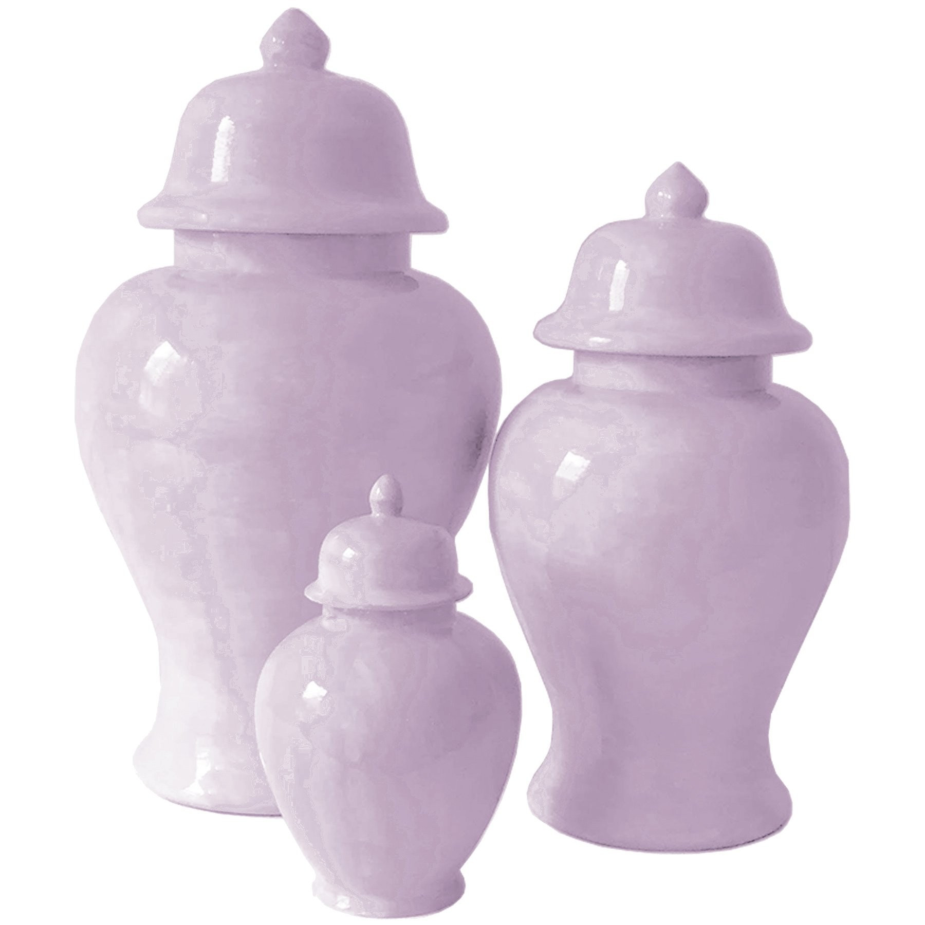 Wisteria Purple Ginger Jars | Lo Home by Lauren Haskell Designs