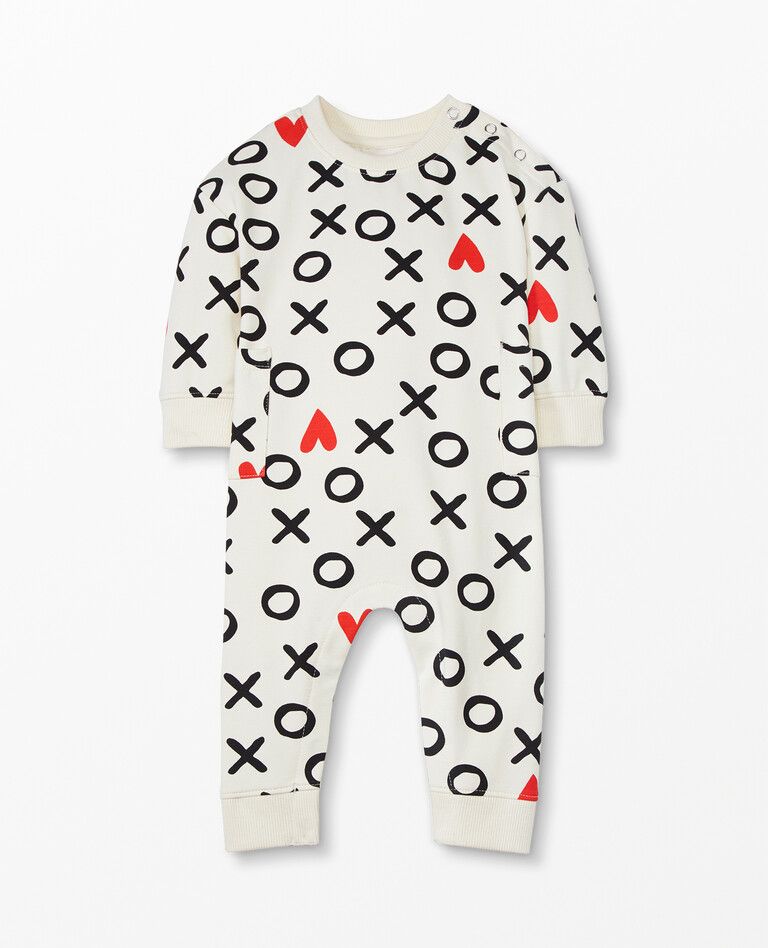 Baby Romper In Organic French Terry | Hanna Andersson