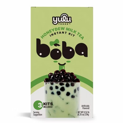 YULU Instant Honeydew Boba Kit - 8.25oz/3ct | Target