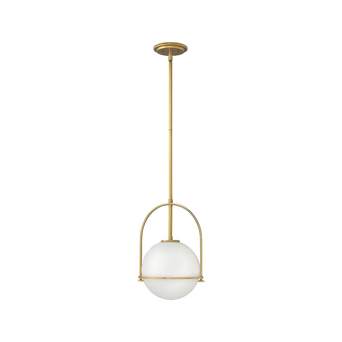 Hinkley Somerset 11 1/2"W Heritage Brass Mini Pendant Light | Lamps Plus