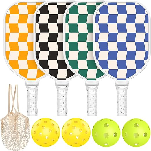 Pickleball Paddles Set USAPA Approved, Lightweight and Durable with Unique Design, USAPA Approved... | Amazon (US)