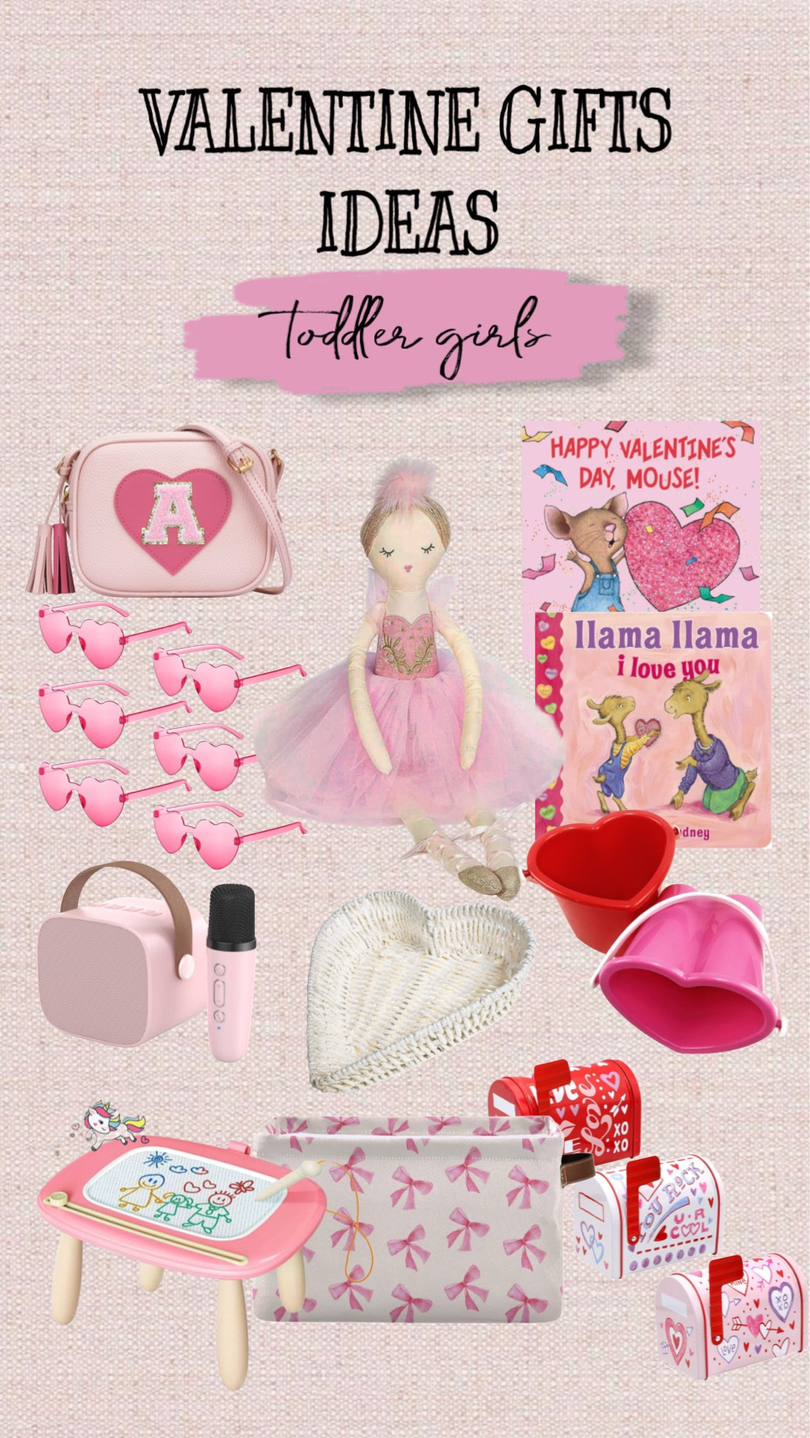 Valentine gift ideas for toddler girls! #ValentineGiftGuideForHer