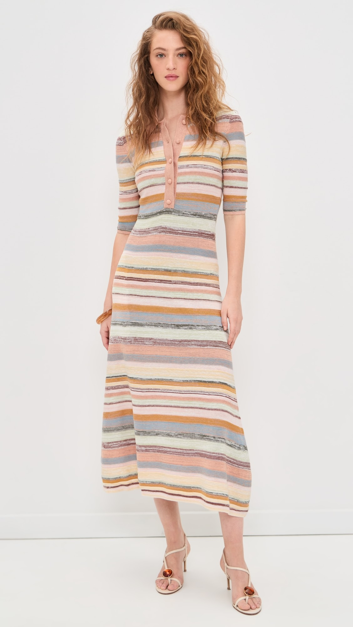 Luna Mouline Polo Midi Dress | Shopbop
