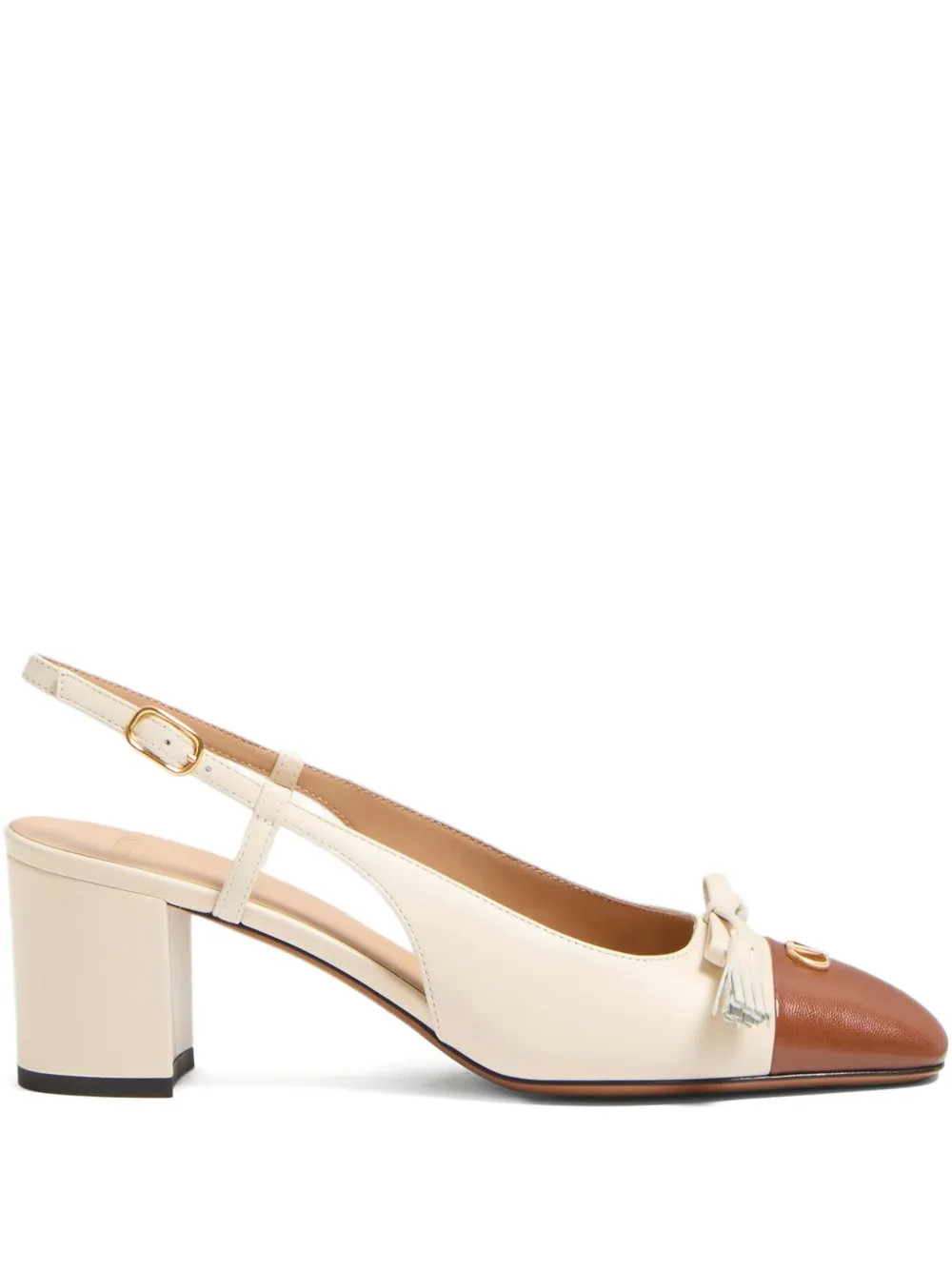 Valentino Garavani 60mm Valet Du Roi Pumps | Neutrals | FARFETCH SG | Farfetch Global