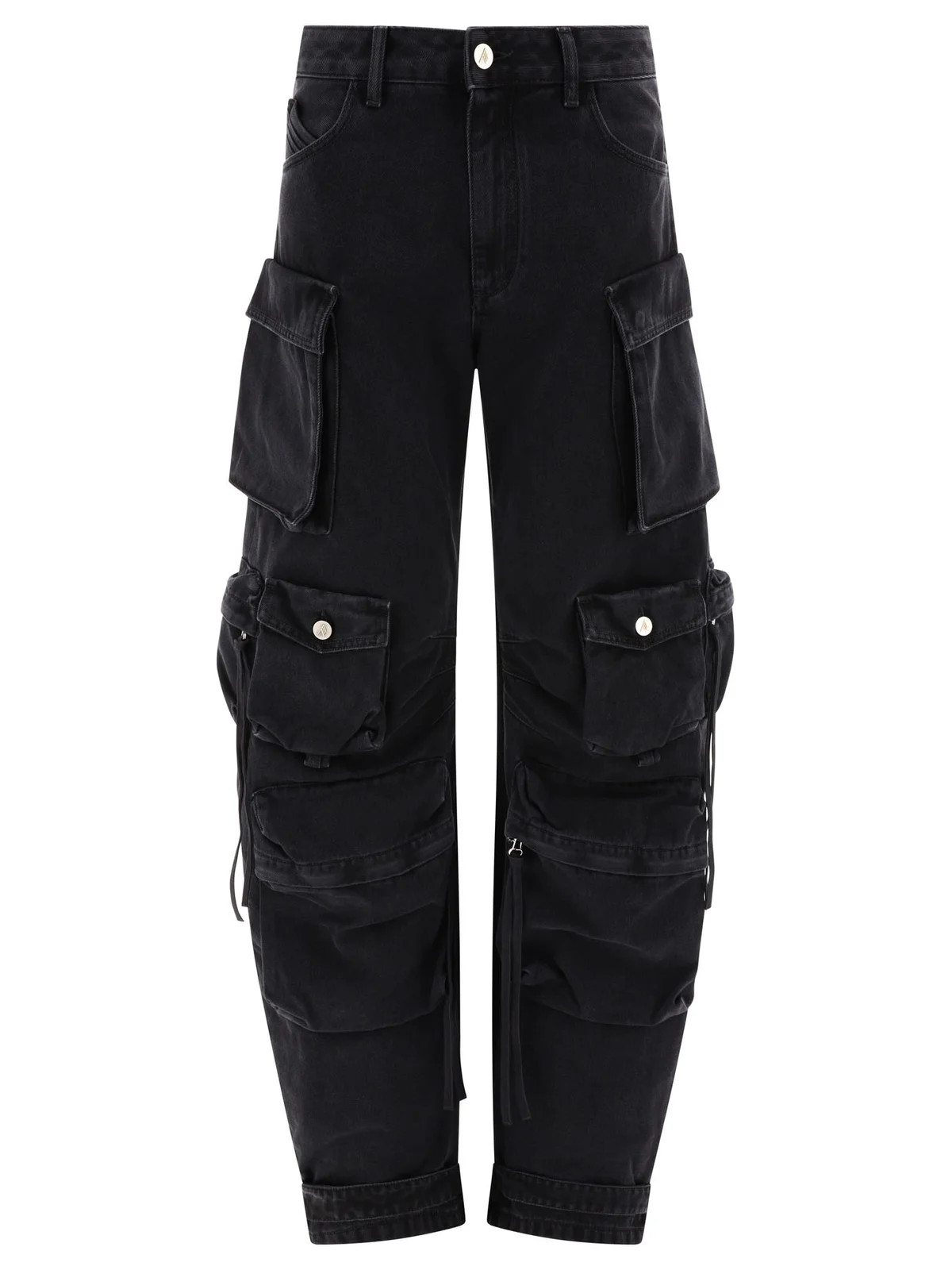 The Attico Fern Wide-Leg Cargo Jeans | Cettire Global