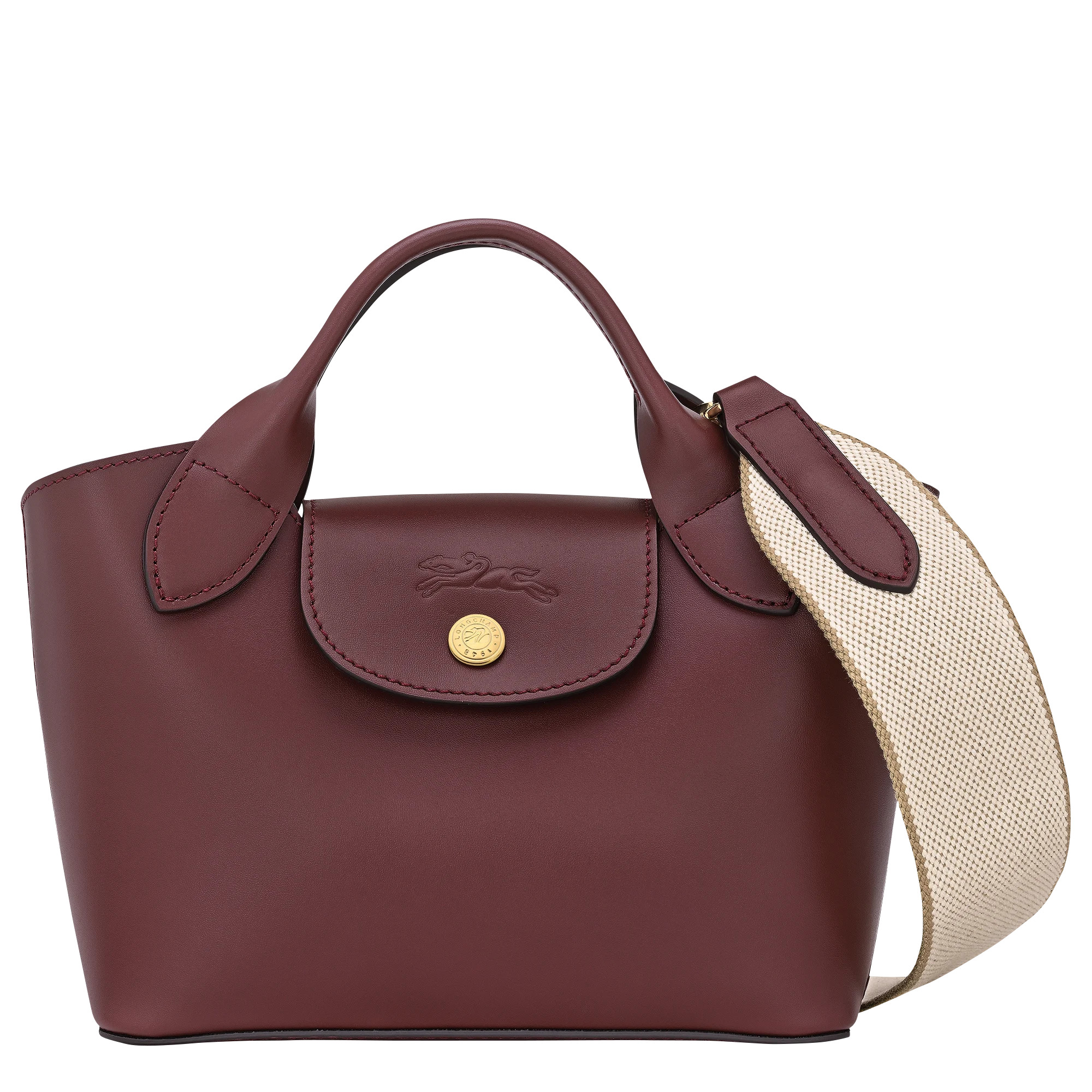 Épure XS Tote bag Burgundy - Leather | Longchamp US | Longchamp