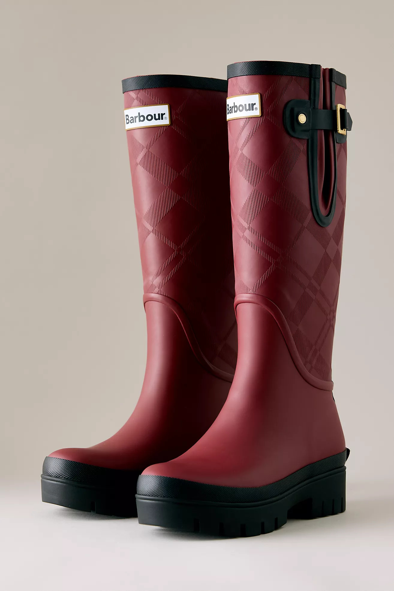 Barbour Leighton Tartan Wellington Boots | Anthropologie (UK)