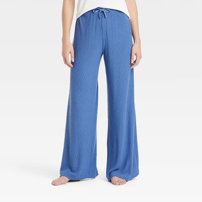 Women's Cozy Ribbed Wide Leg Pants - Auden™ | Target