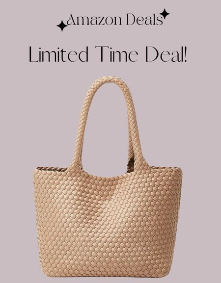 Amazon deals / Woven Tote Bag Womens Purse: Vegan Leather Shoulder Handbags - Fashion Summer Beach Tote Bags - Large Travel Totes

#LTKFindsUnder50 #LTKSaleAlert #LTKItBag
