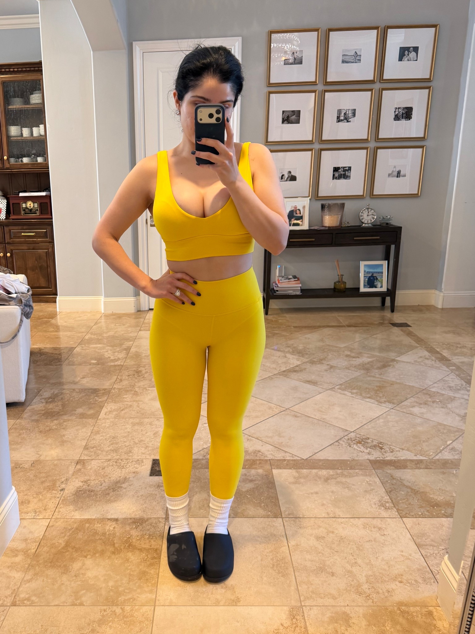 Pilates look today crzy yoga
Yellow activewear
Lululemon 

#LTKfitnessgoals #LTKootd #LTKmorningroutine