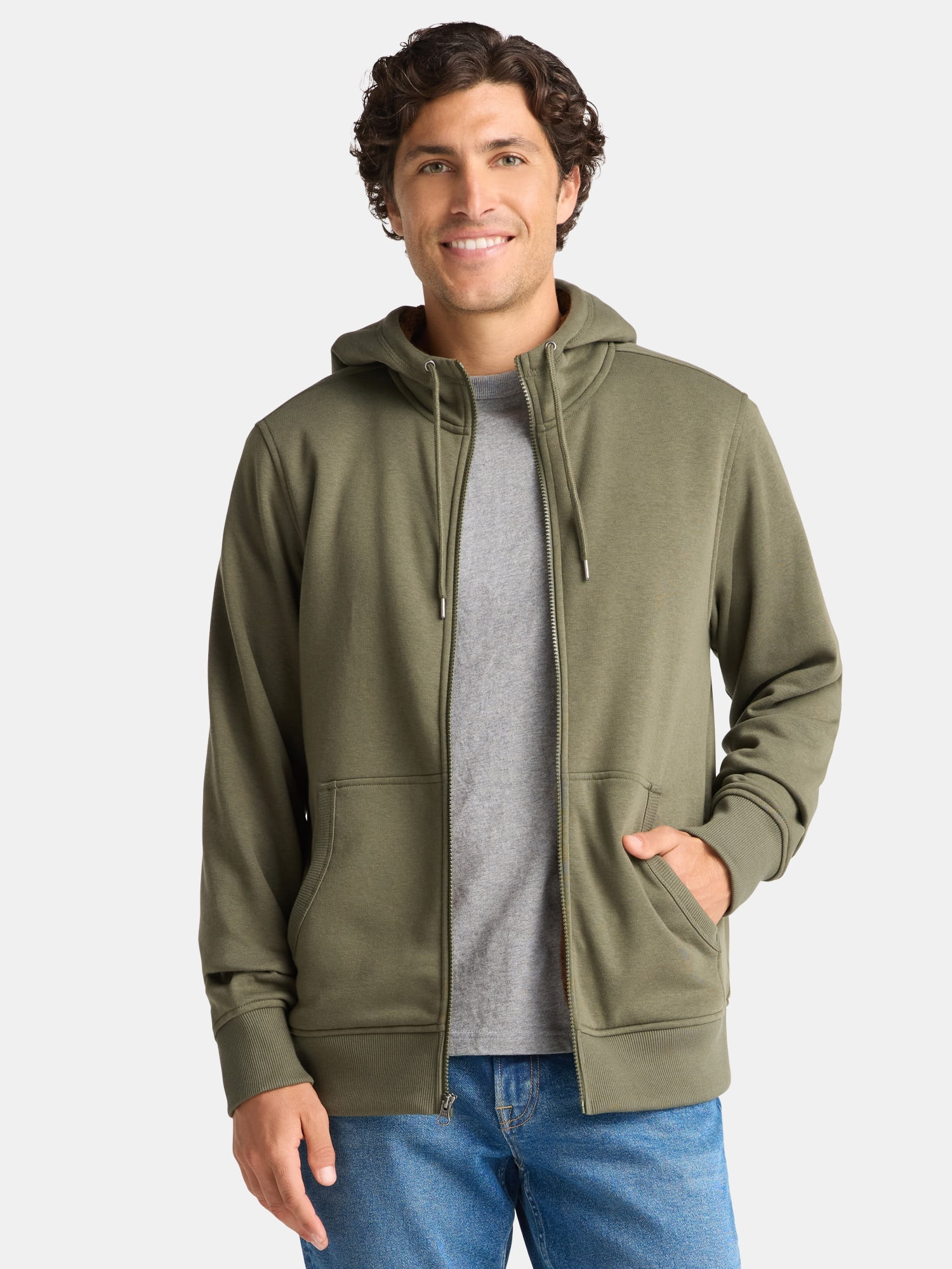 George Men’s High Pile Fleece Hoodie, Size S-3XL | Walmart (US)