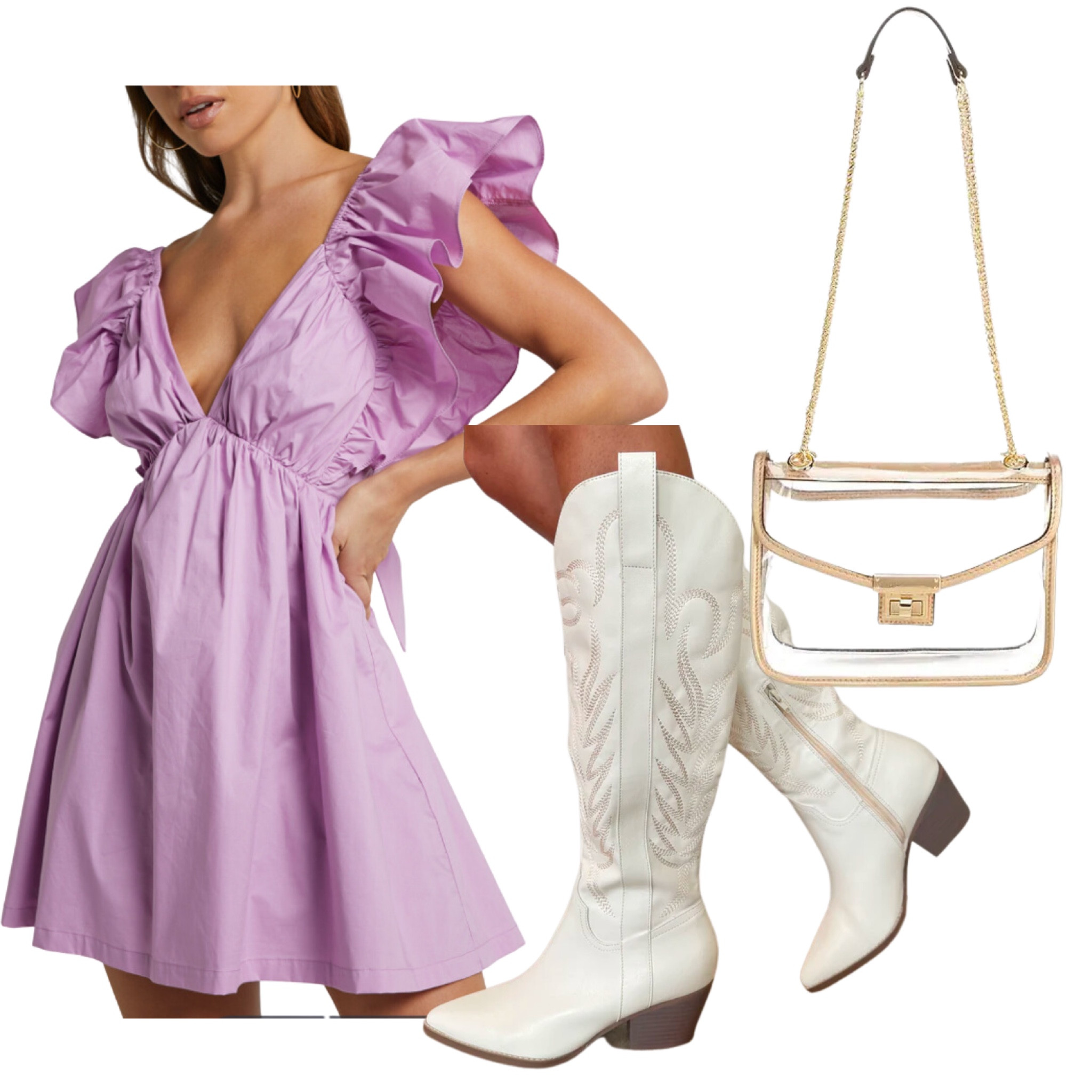 LSU tigers gameday outfit!! Boots are from Charli Boutique! But I linked similar! 

#LTKunder100 #LTKSeasonal #LTKFind